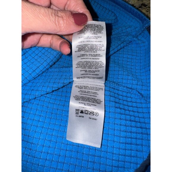 Columbia Men's Heather Indigo Park View 1/2 Zip Fleece Pullover S Outdoor Hiking - Picture 9 of 12